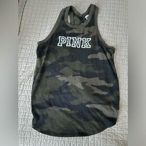 Pink camo tank size XS